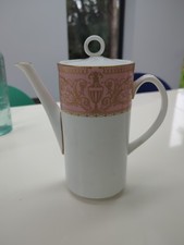 Rare Antique Royal Worcester Balmoral Coffee Pot 1966 Raised Gold