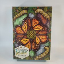Butterfly Jigsaw Puzzle Illustrated Beastiary Monarch Sealed 750 Piece