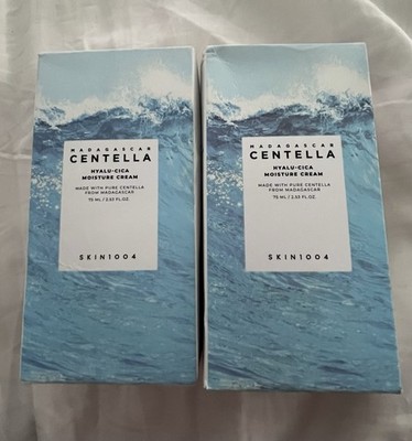 Lot of 2 SKIN1004 Madagascar Centella Hyalu-Cica Moisture Cream 75ml K-Beauty