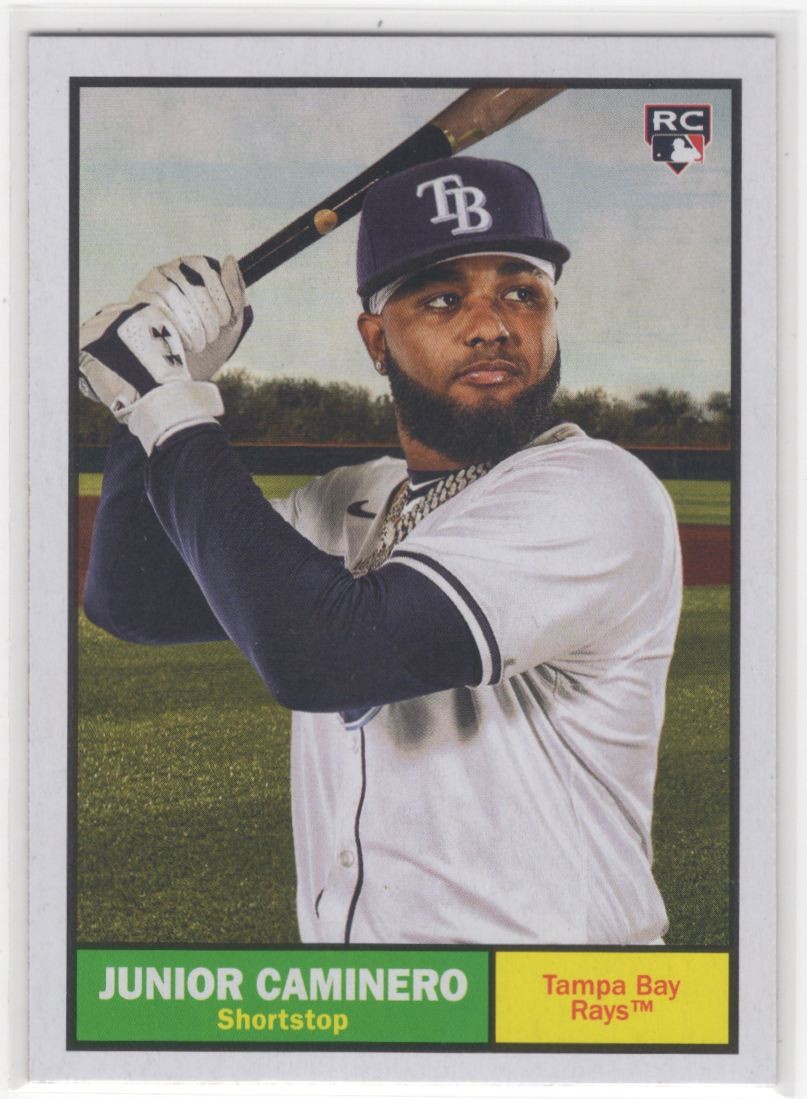 #33 Junior Caminero 2024 Topps Archives RC Tampa Bay Rays