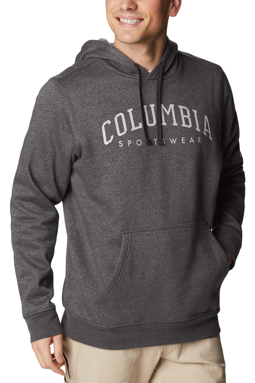 Толстовка с капюшоном Trek Hoodie с логотипом Columbia Mens Varsity XXL Charcoal Heather - NWT 7990₽
