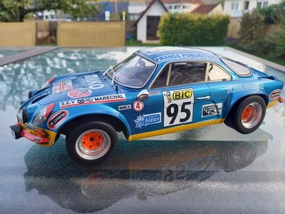 Alpine Renault A110 échelle 1/12 Base Otto Models Tour de France 1972 - Photo 1/4