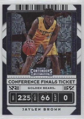 2020 Contenders Draft Picks Conference Finals Ticket 16/75 Jaylen Brown #10 08b9