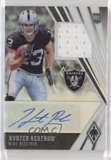 2019 Panini Phoenix RPS Rookie Jersey 143/199 Hunter Renfrow #RJA-HR Auto 02xt