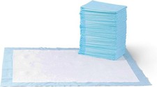 Pack of 60 Amazon Basics Dog and Puppy Pee Pads with 5-Layer Leak-Proof Design