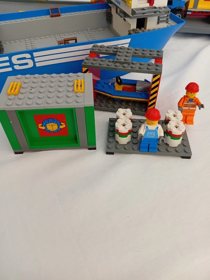 lego vintage7994 rare annee2007 port de la ville - Photo 3/4