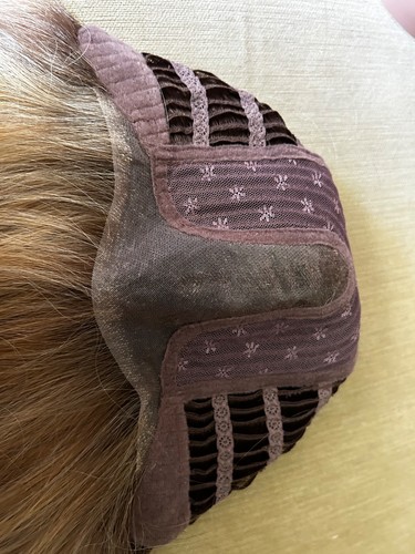 DUBAI Wig by BelleTress Caramel Blonde R Lace Front Center Mono Part Retail $479 - Picture 9 of 11