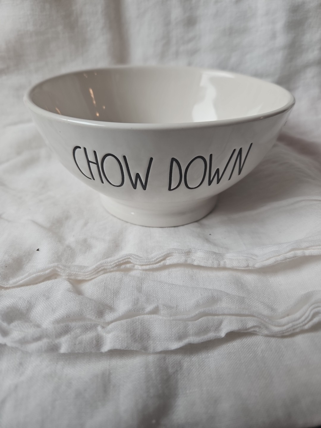Rae Dunn “Chow Down” Bowl, New - Artisan Collection By Magenta