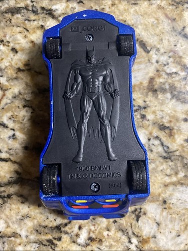 Corgi Batman 1990’s DC Comics Batmobile BMBV1 Diecast Model Car 1/43 Scale - Picture 7 of 7