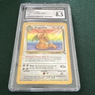 Dragonite CGC 8.5 Pokémon Fossil Unlimited Holo Rare 1999 4/62 Single Card