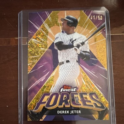 Topps 2026 Finest Finest Forces Derek Jeter FIF-15 #41/50 New York Yankees