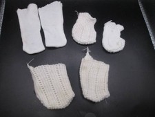 Doll Socks 10-12" 3 Pair White 657