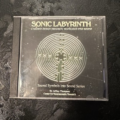 RARE VTG Dr. Jeffrey Thompson Sonic Labyrinth Sacred Symbols Digital Audio CD