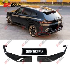 For BMW XM 23-25 Forged/Carbon Fiber/Gloss Black Rear Bumper Side Splitters Fins
