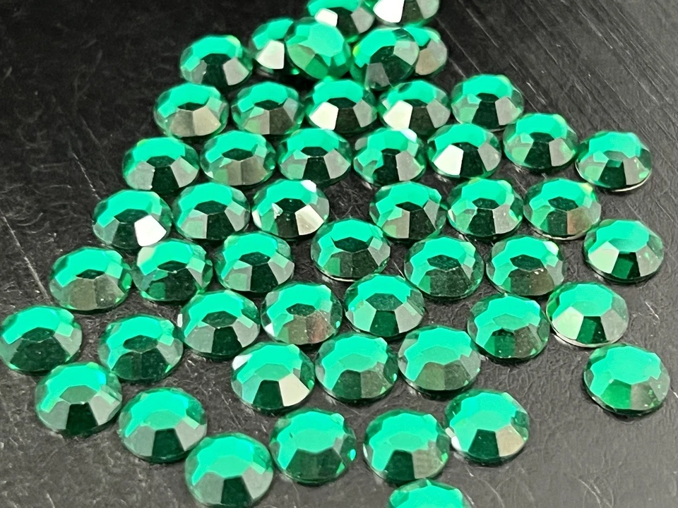 Cristal Swarovski Esmeralda 34SS Artículo 2000 Lámina de Plata Superior, 48 piezas 1/3 bruto Foto 4 de 4