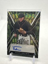 2023 Leaf Exotic - Vaun Brown Auto Alligator /6 #BA-VB1