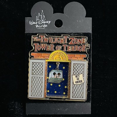 LE Mickey Tower of Terror Twilight Zone Elevator Out Of Order Disney Dangle Pin