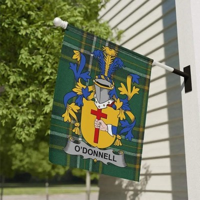 O'Donnell Irish Family Crest Garden Flag