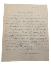 Copie de 2 lettres de Céline à Pierre Costantini