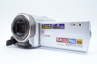 MINT SONY HDR-XR350V Handycam HD Camcorder 160GB HDD G Lens Japan
