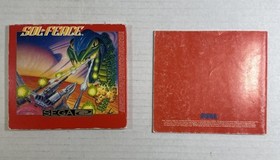 Sol-Feace (1993) Sega CD Disc + Manual Complete in Box