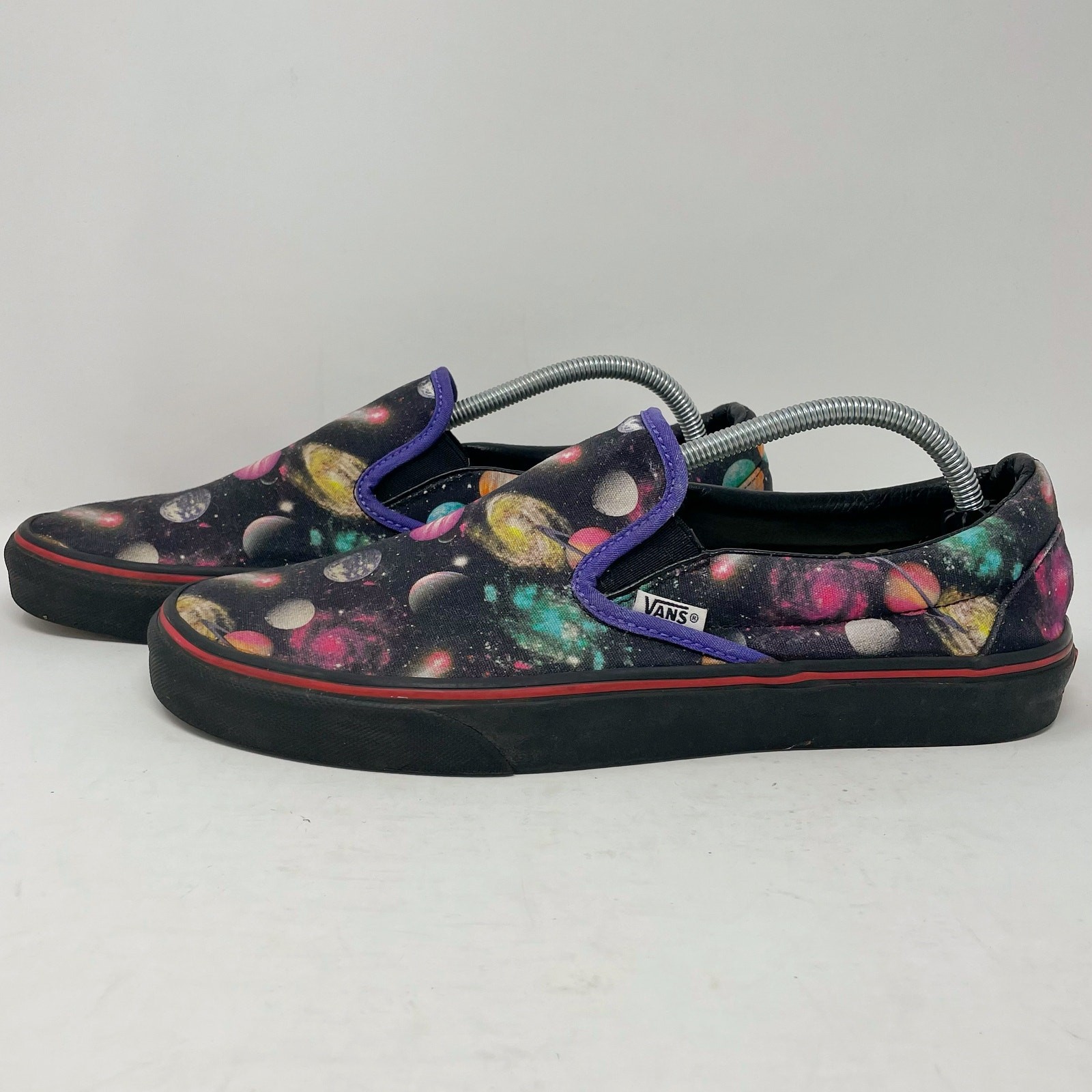 SAOLA Scarpe slip on Vans Galaxy Solar System Planets da uomo taglia 11 5