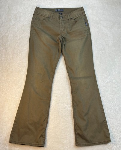 Silver Jeans Suki Bootcut Jeans Womens 30x32 Khaki Stretch Western Glove Works