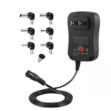 For Security Camera System Universal 3V-12V Adjustable Power Supply Adapter