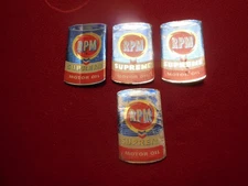 4 Vintage RPM Chevron Standard  supreme motor oil eyeglass tissues cleaners