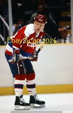 DOUG JARVIS On FACEOFF 35mm COLOR SLIDE Washington CAPITALS GREAT/IRON MAN