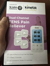 Kinetik Wellbeing St John's Ambulance Dual-Channel TENS Pain Reliever Machine