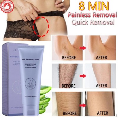 UTOGRU Haarentfernungscreme für Bikini, Achselhöhle, Bein Haar Entfernung 120ml
