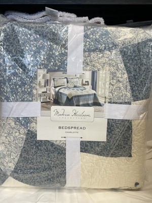 Modern Heirloom Charlotte Queen Bedspread New