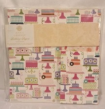 Anna Griffin Birthday Papers Cardstock 36 Sheets 12x12 36 Sheets 5x7 Sealed