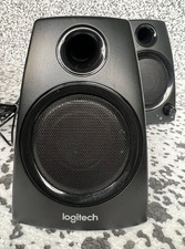 Logitech Z130 PC Speakers 5W Stereo Sound Desktop Computer Laptop 3.5mm Aux Blk
