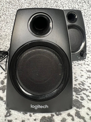 Logitech Z130 PC Lautsprecher 5W Stereo Sound Desktop Computer Laptop 3,5mm AUX Blk