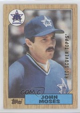 2017 Topps Rediscover Topps Buybacks Gold John Moses #1987-284 fm0