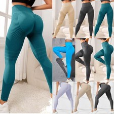 Women's Anti-Cellulite Yoga Pants Push Up Tik Tok Leggings Bum Butt Lift Sport Gym