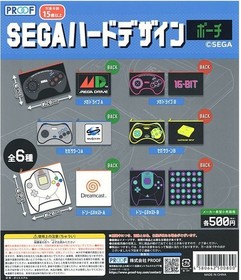 [Prompt Decision] Dreamcast A SEGA Hard Design Pouch Proof Gacha Sega Saturn A D