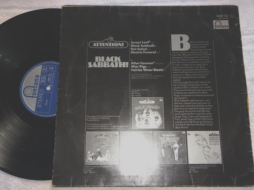LP: Black Sabbath - Attention! Black Sabbath Vol. 2, 1974, 1,- - Bild 2 von 2