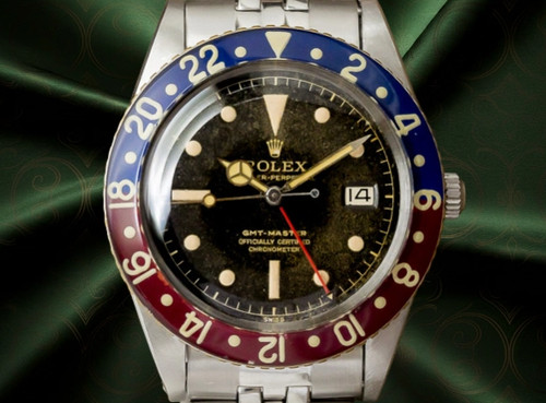 Rolex GMT-Master 1st Model Ref.6542 Black Dial Automatic 38mm Date Vintage Men's