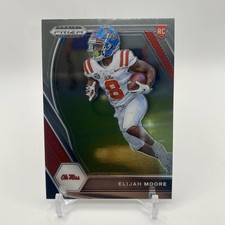 2021 Prizm Draft Picks ELIJAH MOORE #124 Rookie Card (COMBINE SHIPPING). rookie card picture
