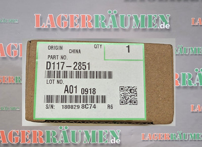 Original Ricoh D117-2851 ( D1172851 )PAPER FEED ROLLER:PAPER TRAY  ( 20250084 )