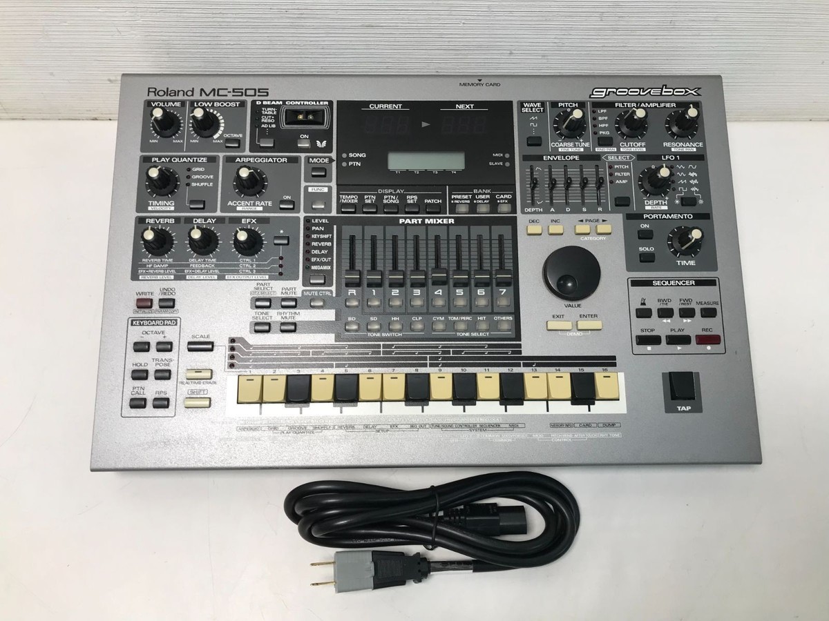 ✨️極美品✨️ Roland MC-505 Groovebox 完動品 Roland MC-505 Groovebox Rhythm Machine Sequencer Mixer Music