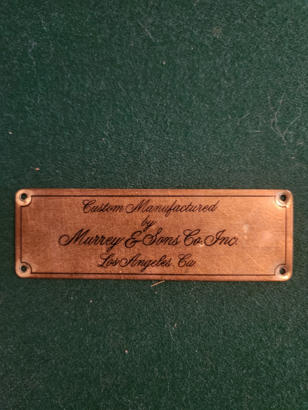 Pool Table Murrey and Sons Inc. LA