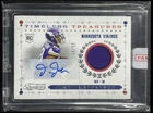 JUSTIN JEFFERSON 2020 PANINI CHRONICLES TIMELESS TREASURES AUTO JERSEY RC 24/99
