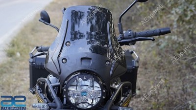 Wanderer Touring Smoke Screen Windshield Kit Fits Royal Enfield Himalayan 450