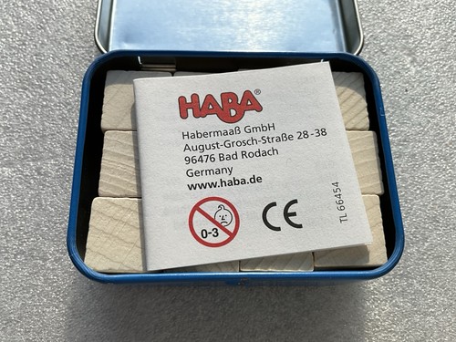 HABA Germany Wurfel Zucker Wood Squares Mini Game - Picture 4 of 11
