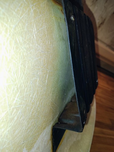 Sedia vintage epoca Eames pergamena fibra di vetro seduta scocca non marcata Herman Miller - Foto 6 di 13