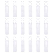 1 Set 50 Pcs Christmas Light Clips Light Hangers Gutter Clips (White)